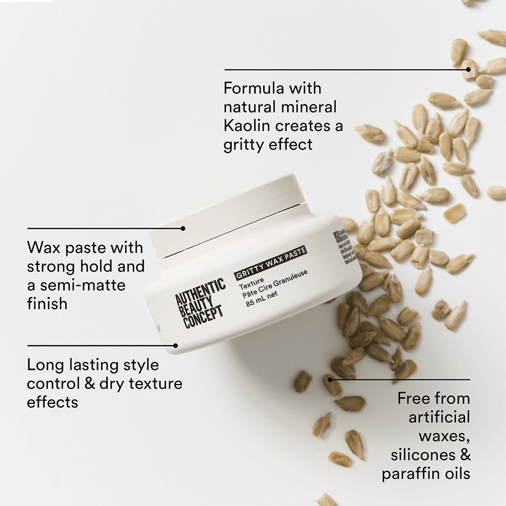 Authentic Beauty Concept Gritty Wax Paste 85 ml | Matte wax met sterke hold van Anovashop | Anovashop