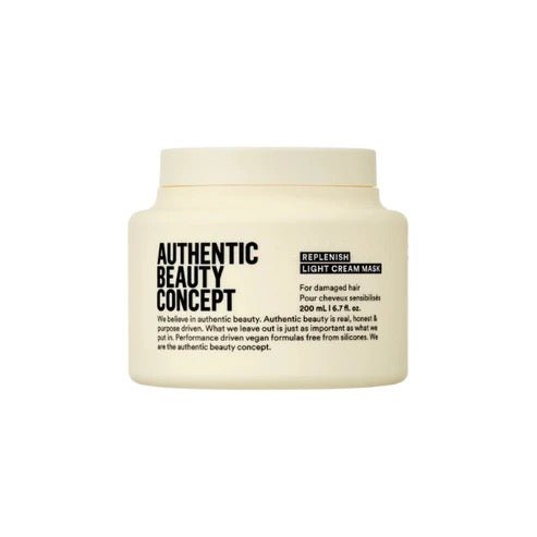 Authentic Beauty Concept Replenish Light Cream Mask 30 ml & 200 ml | Haarmasker voor Fijn Beschadigd Haar van Anovashop | Anovashop